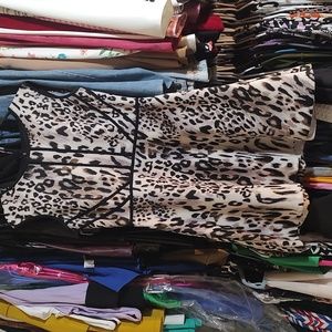 Sandra Darren leopard dress